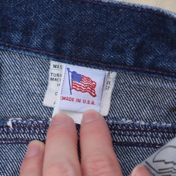 SOLD - Vintage 80's Rockies Jeans Rocky Mountain Co. Dark Denim, Made in USA - Picture 6 of 10